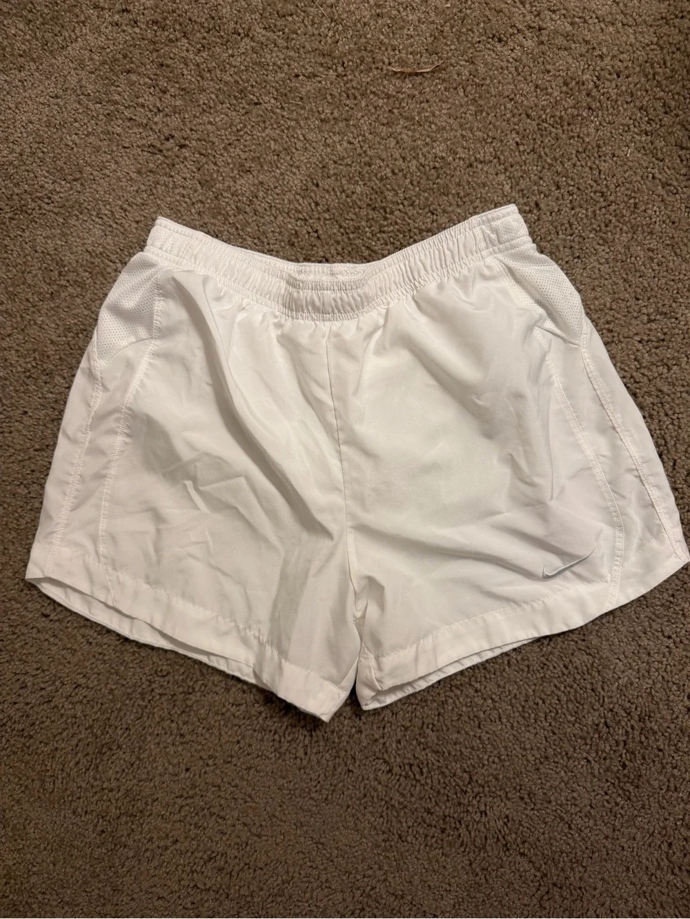 Nike White Women's Athletic Shorts